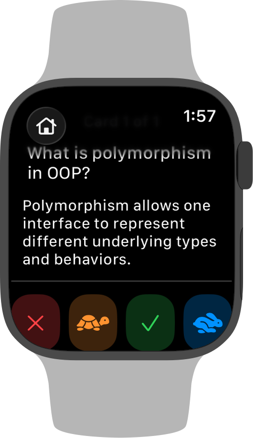 FeynmanLM on Apple Watch