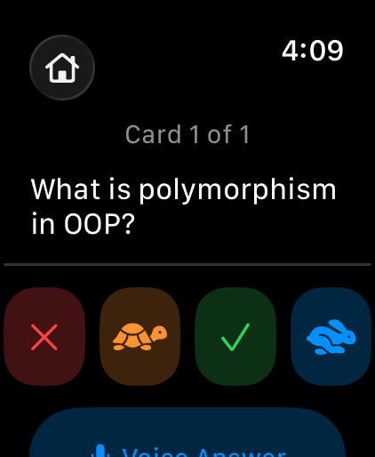 FeynmanLM on Apple Watch